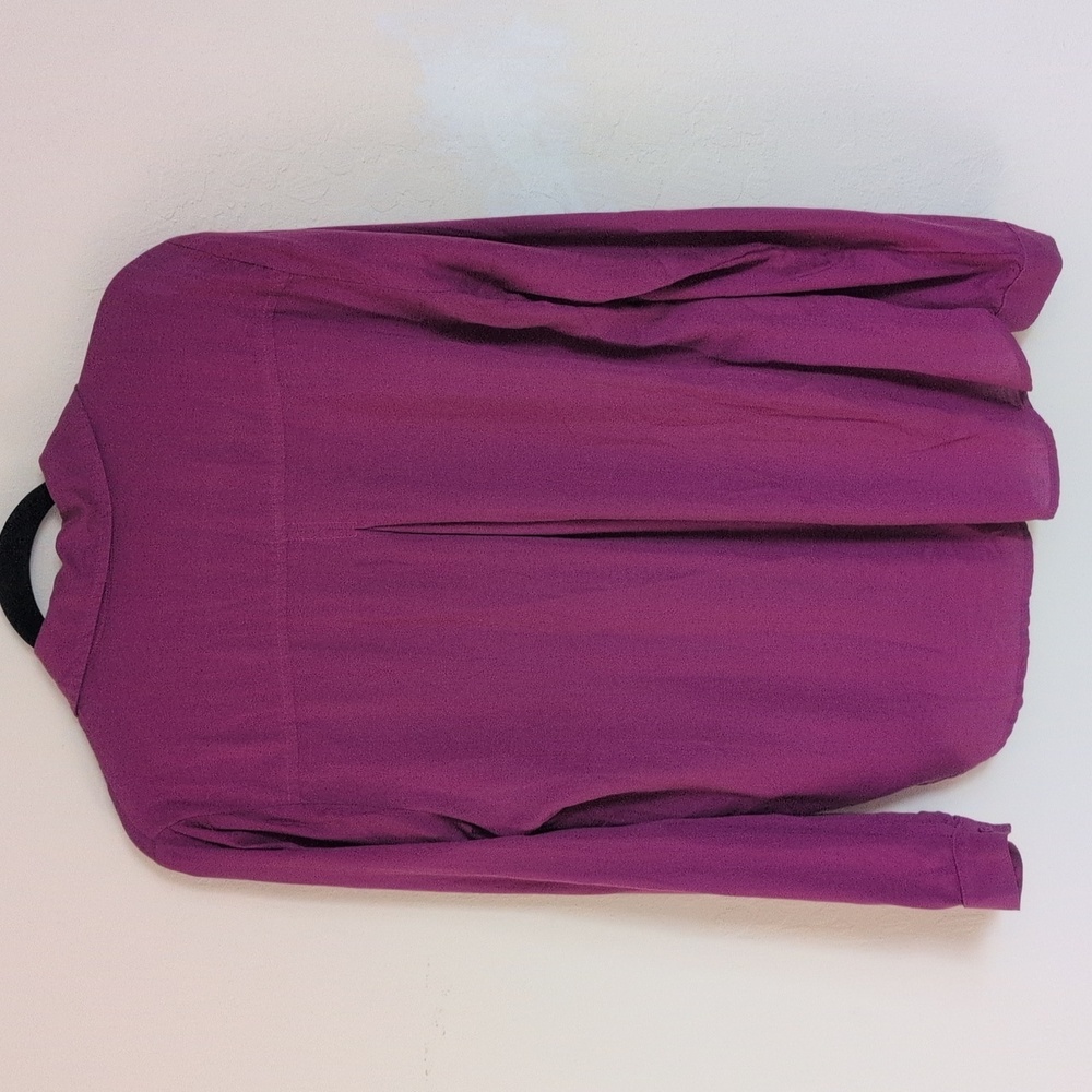 Bella Dahl Fuchsia Button-Down Blouse Size M NWT - Picture 3 of 8